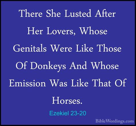 ezekiel 23:20